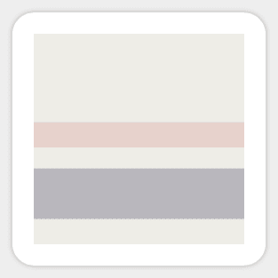 A sensational dough of Alabaster, Grey, Gray (X11 Gray) and Lotion Pink stripes. Sticker